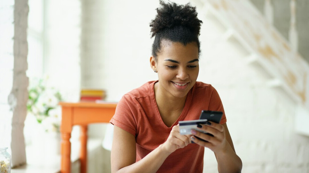 person budgeting at home